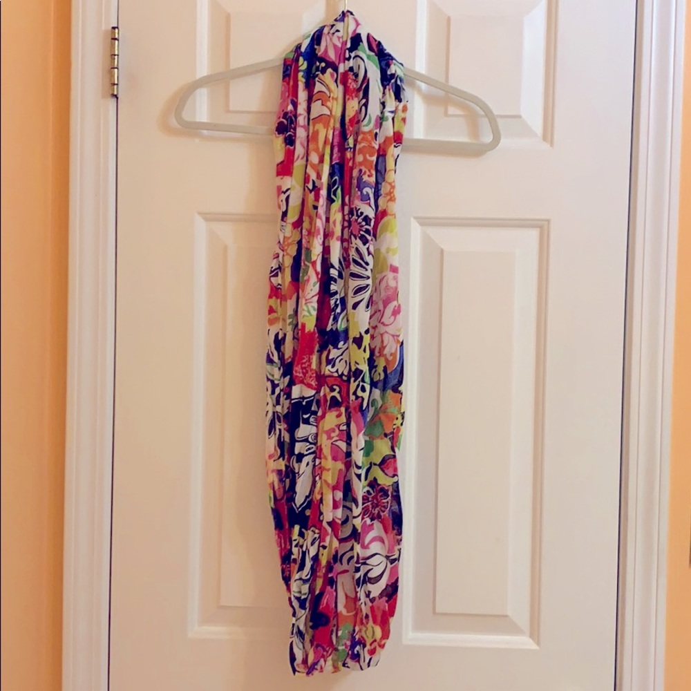 Multicolor infinity scarf
